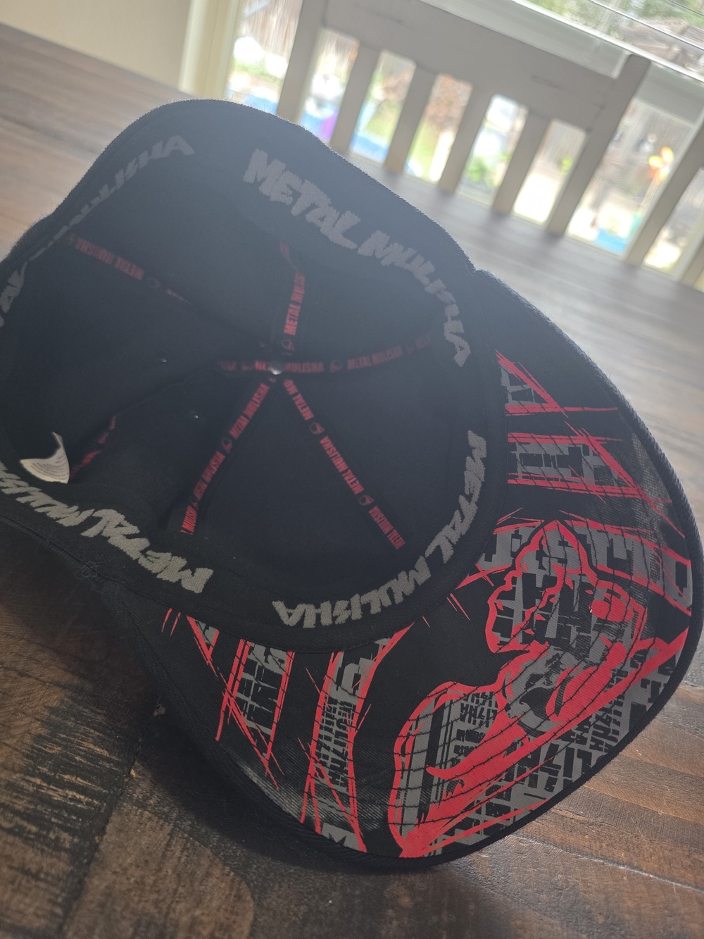Metal Mulisha Men’s Black & Red Swim Trunk/Cap - Metal Mulisha Size L/XL